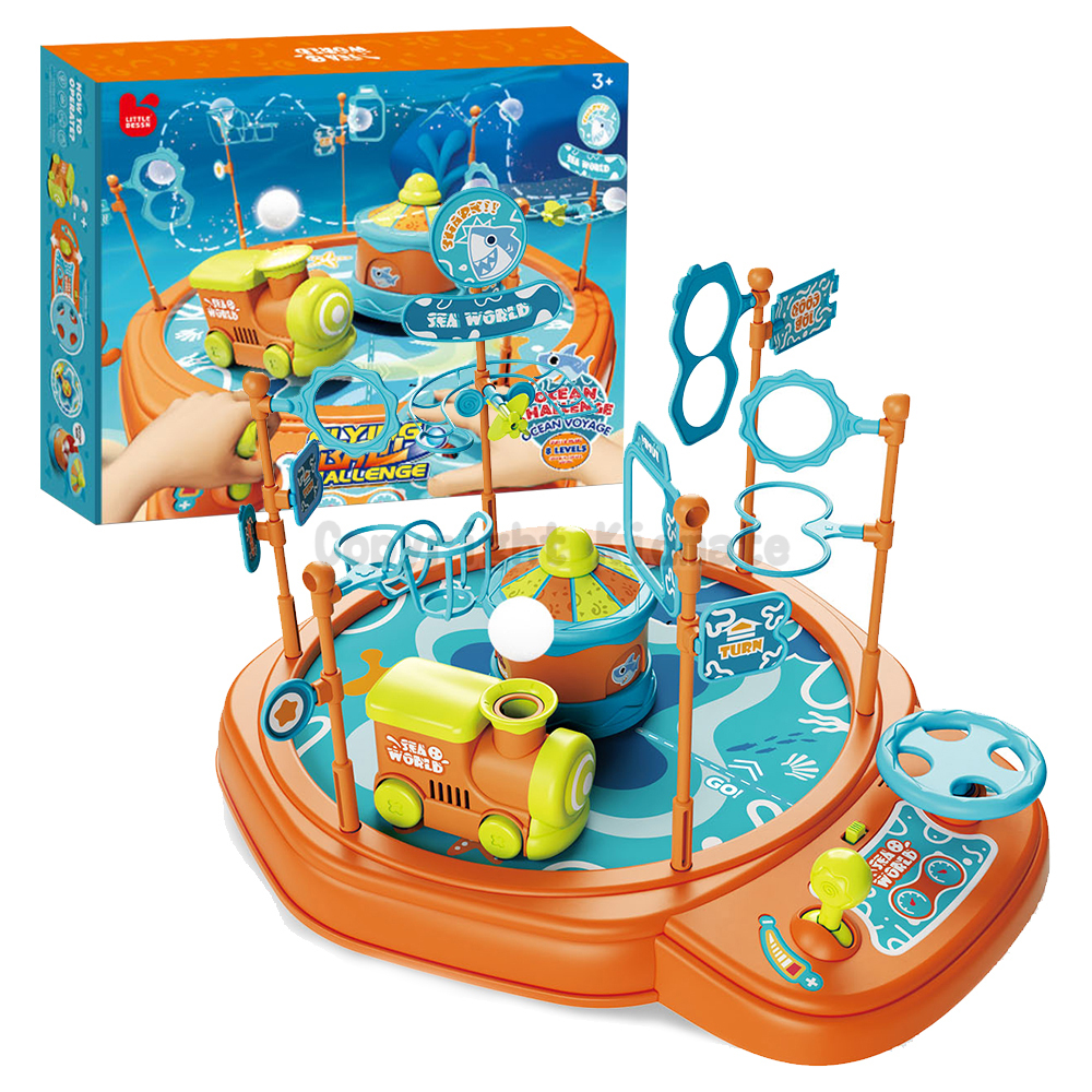 《 KIDMATE 》 吹氣火車闖關大冒險(橘)