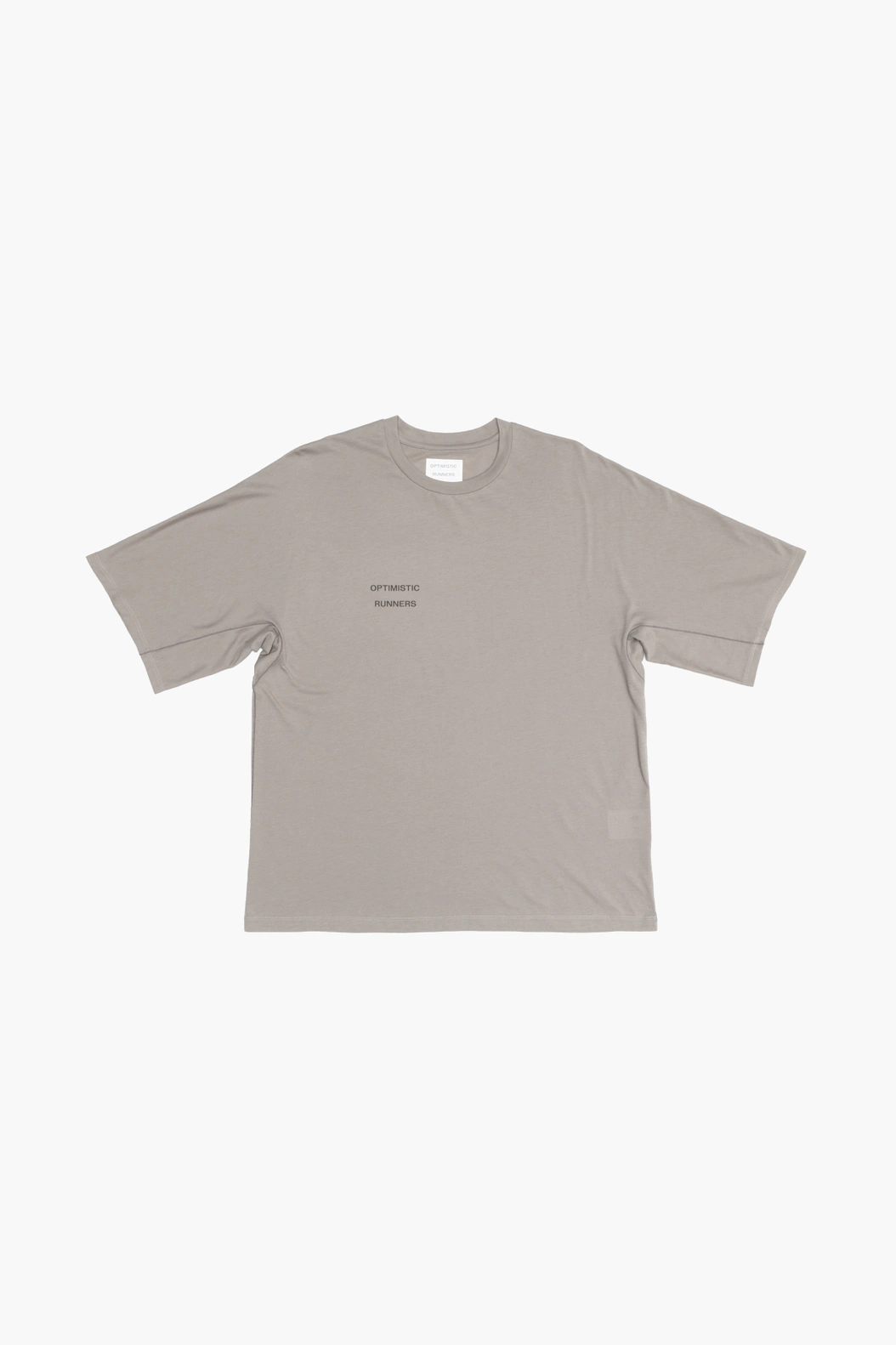 Optimistic Runners｜Running Cotton T-shirt "Camel"