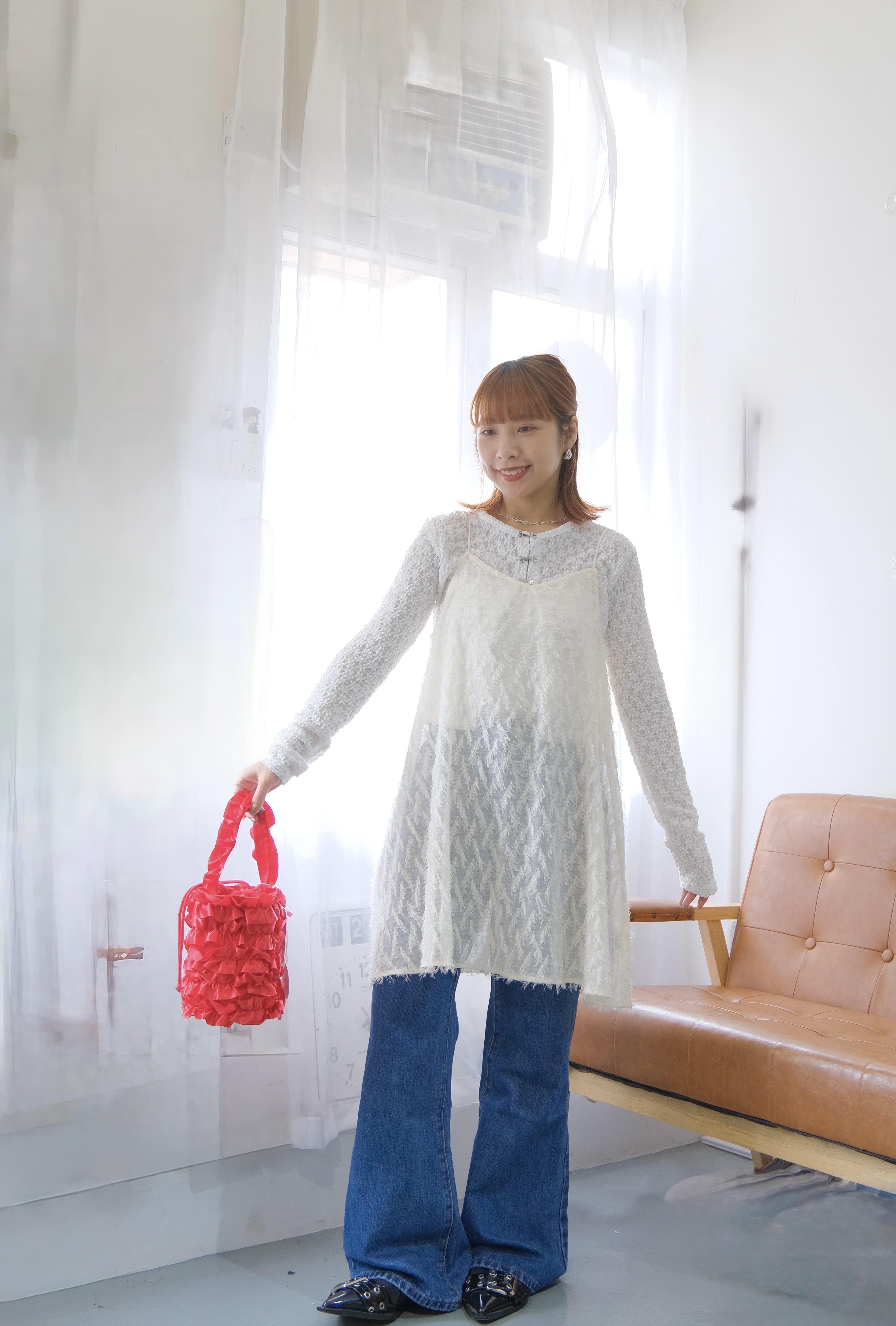 薄毛毛中長layer