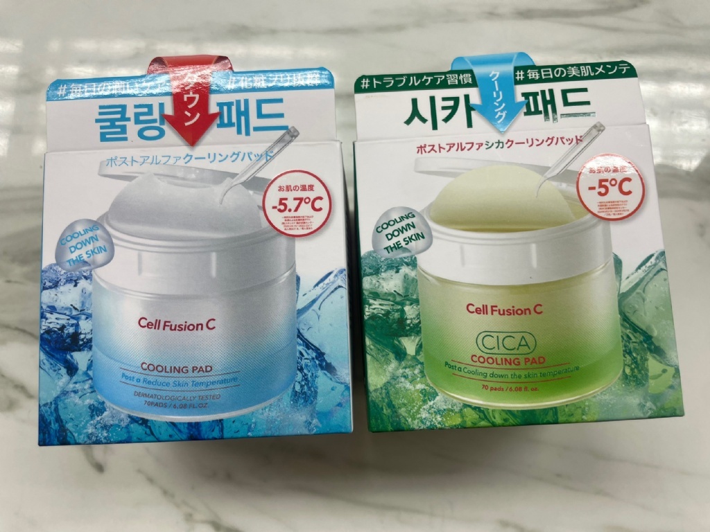 (預購商品) 韓國 Cell Fusion C冰川水降溫棉片 70片 單罐