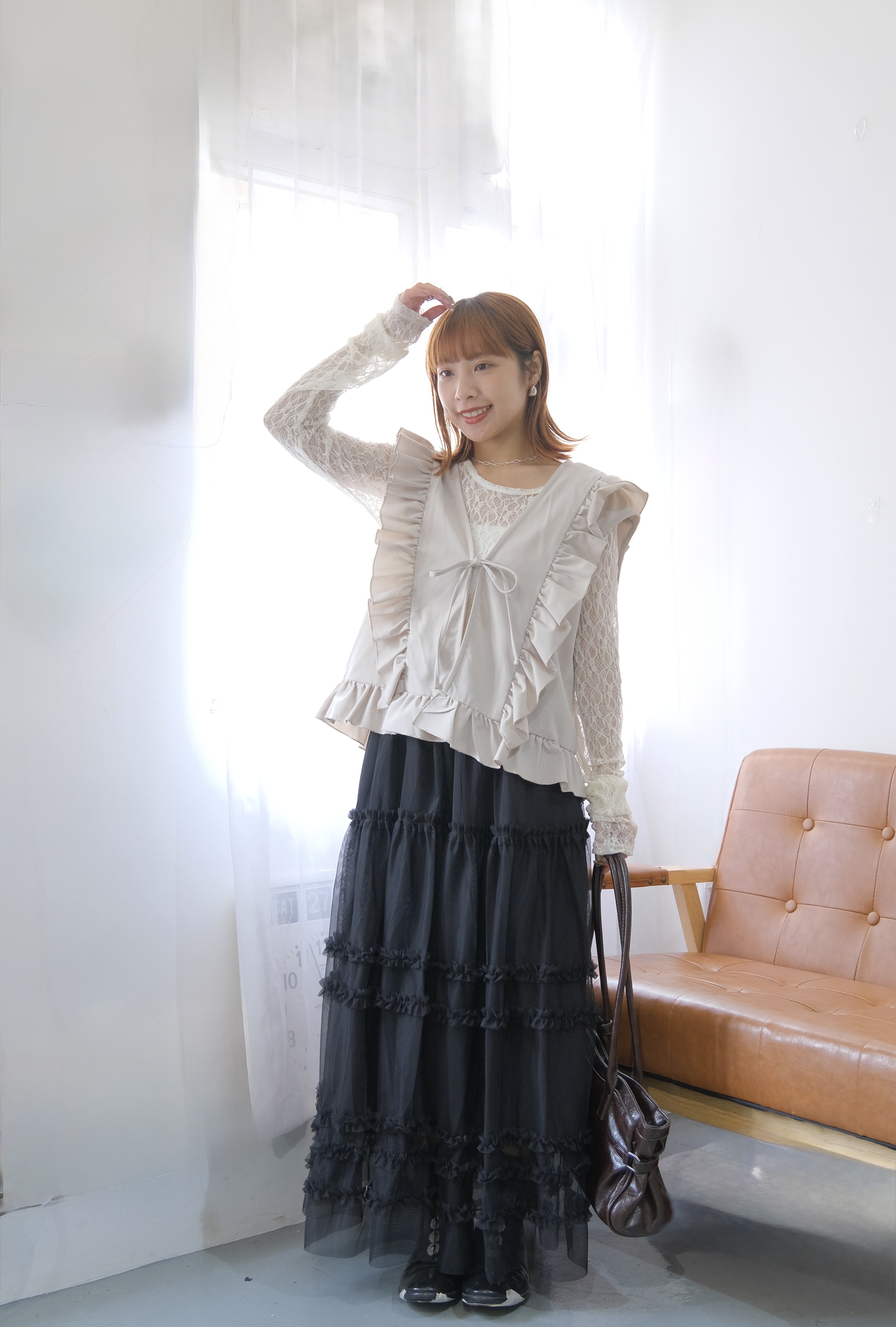 木耳邊邊ribbon vest