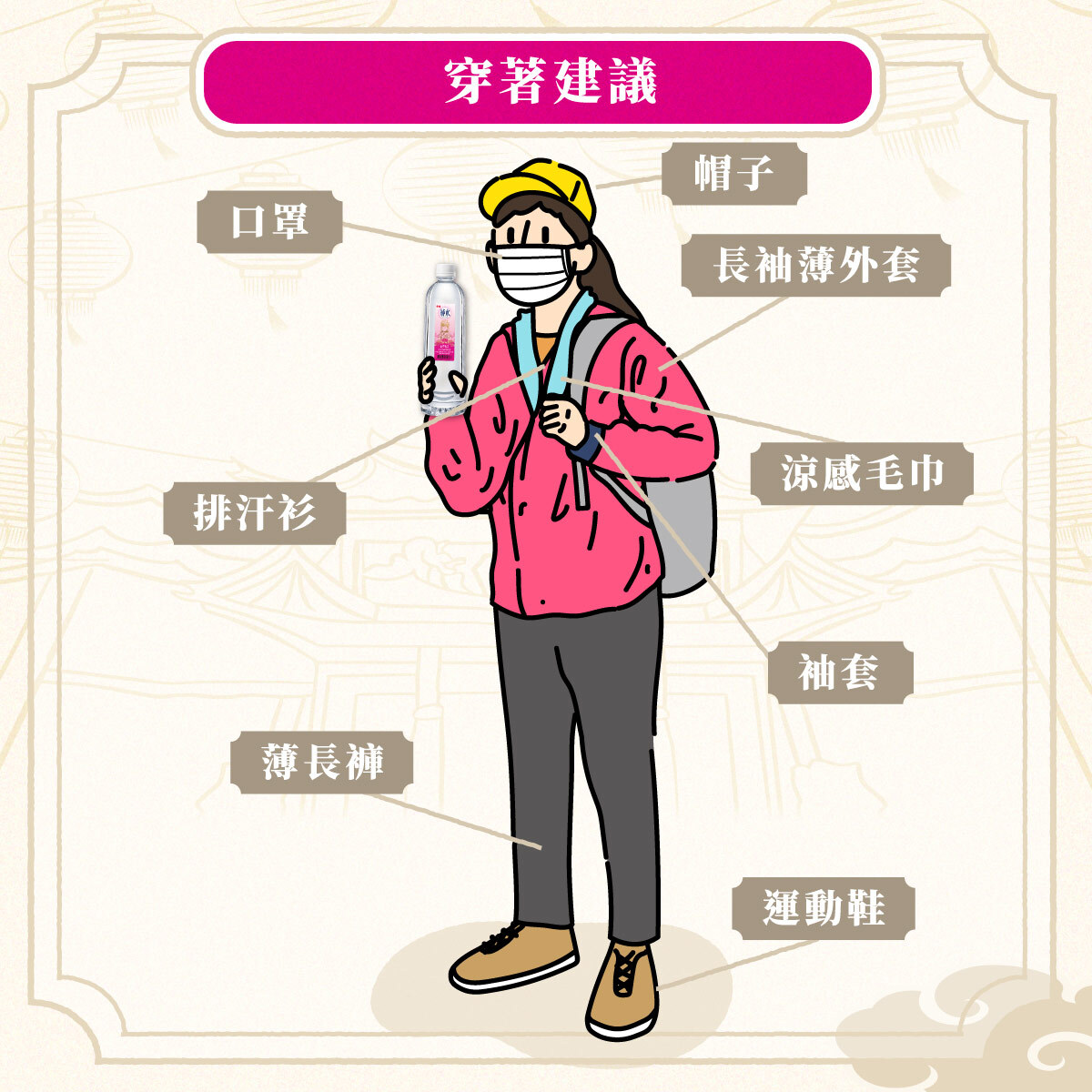 白沙屯進香穿著建議