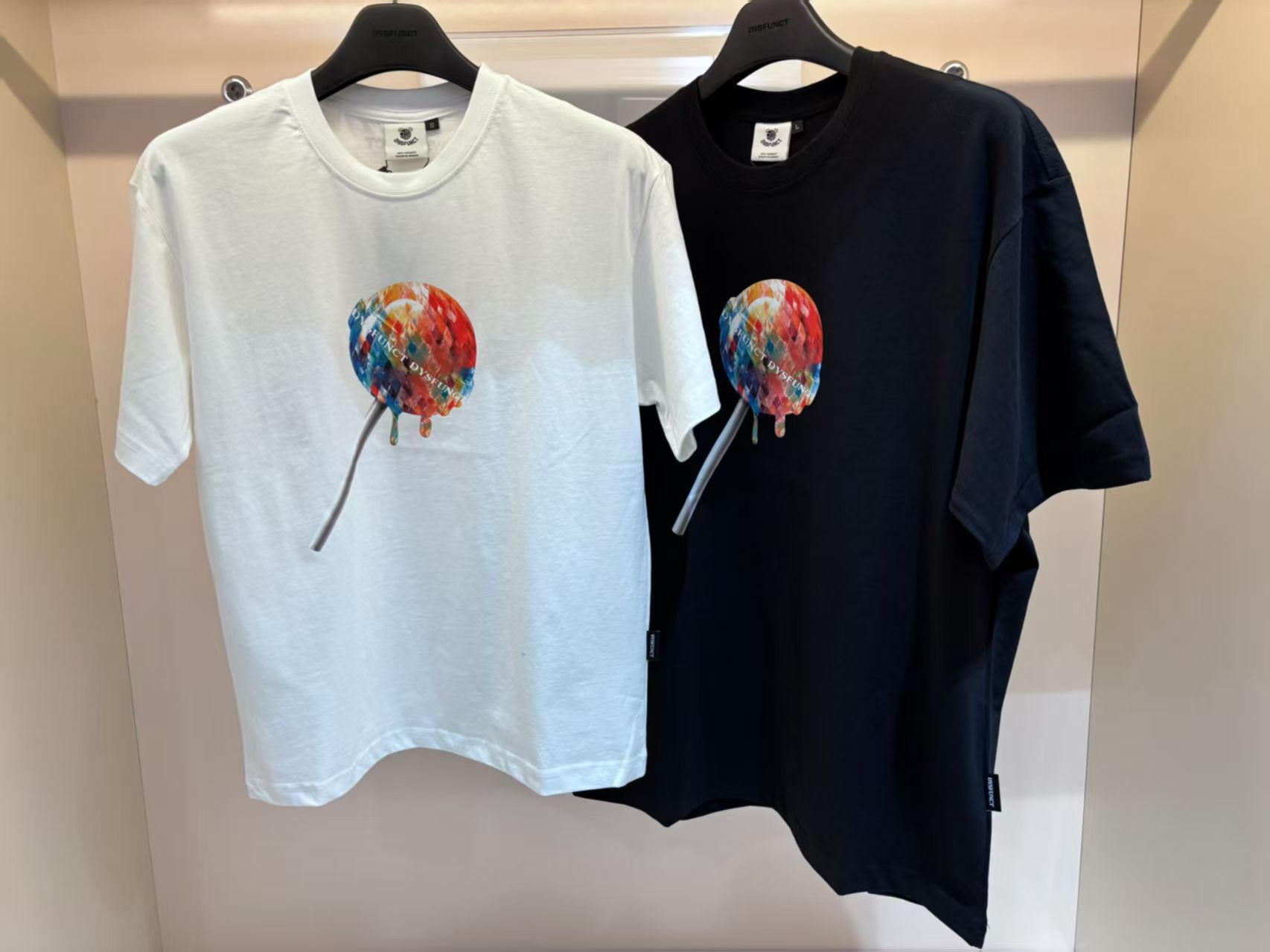 韓國代購 棒棒糖 男女同款夏日TOP DYSFUNCT 11