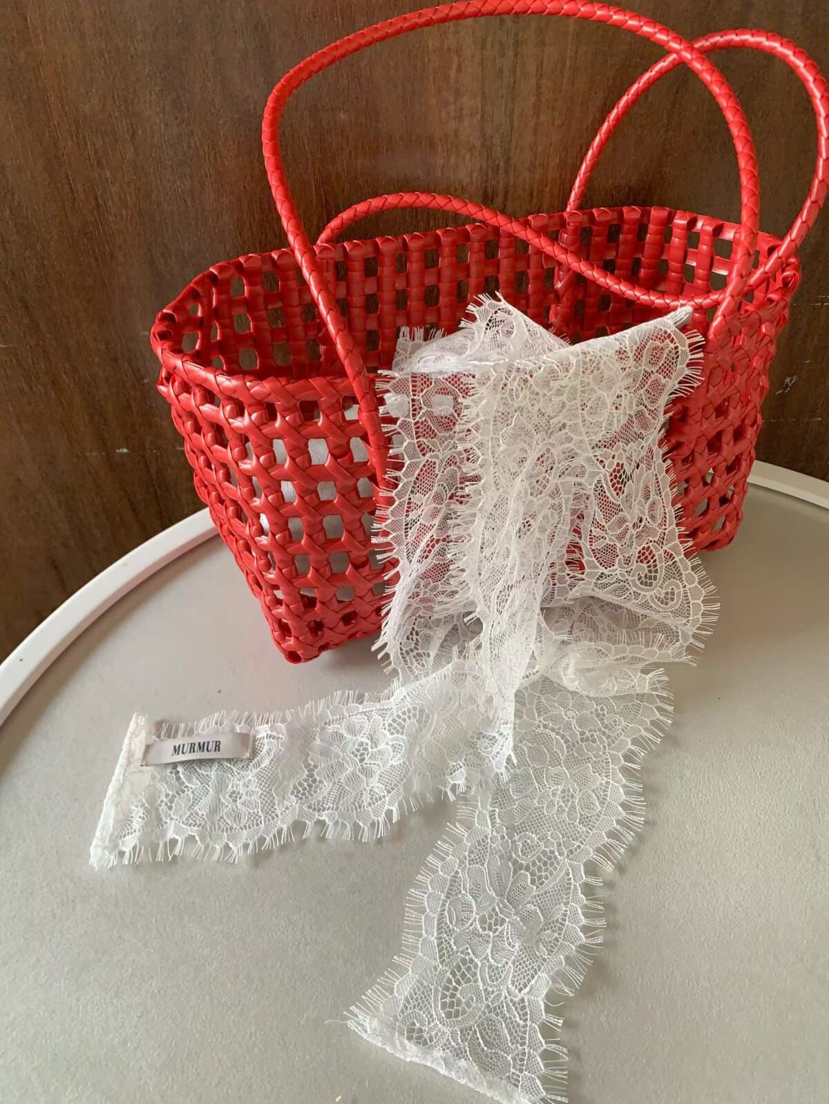 MR6006 鈎花蘇蘇蕾絲小領巾