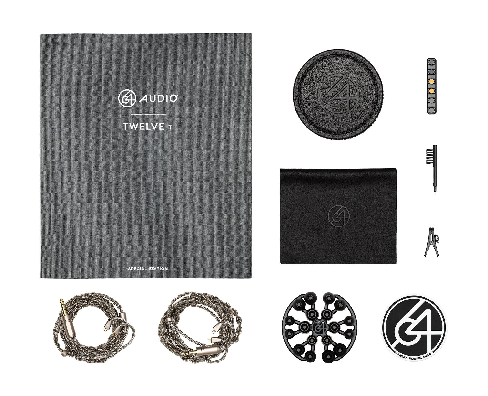 日本最速販売　限定版64 AUDIO TWELVE Ti 送料無料 代行保証1年 64 Audio TWELVE Ti 限量紀念版入耳式耳機