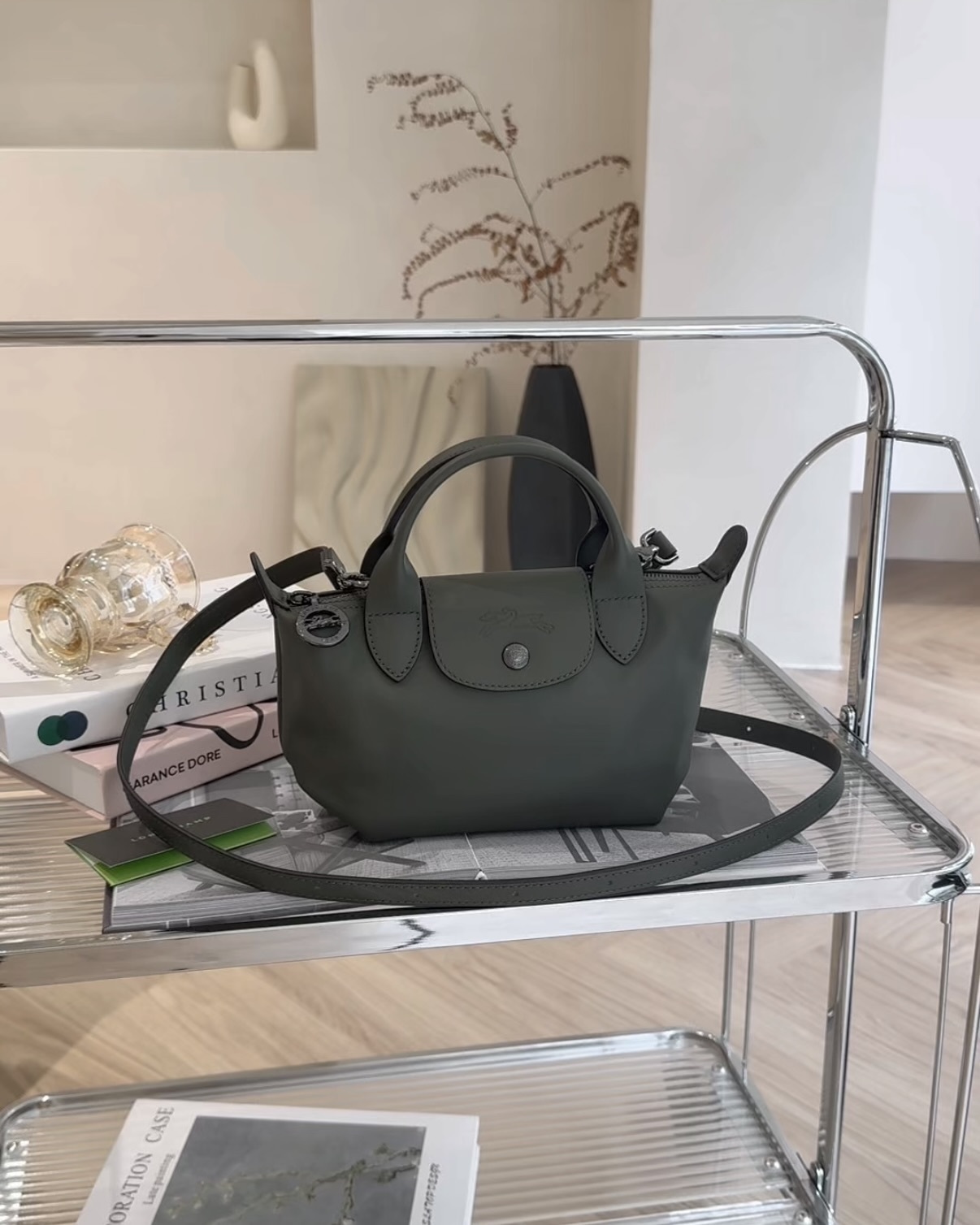 LONGCHAMP｜LE PLIAGE XTRA 手提包 XS 餃子包 冷杉綠色