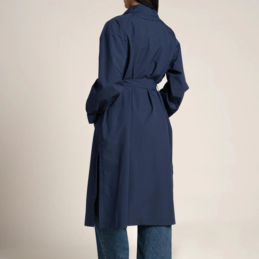 1FL0401-100 [FLOTTE] Madeleine - Waterproof Trenchcoat Indigo #22038 (EU)