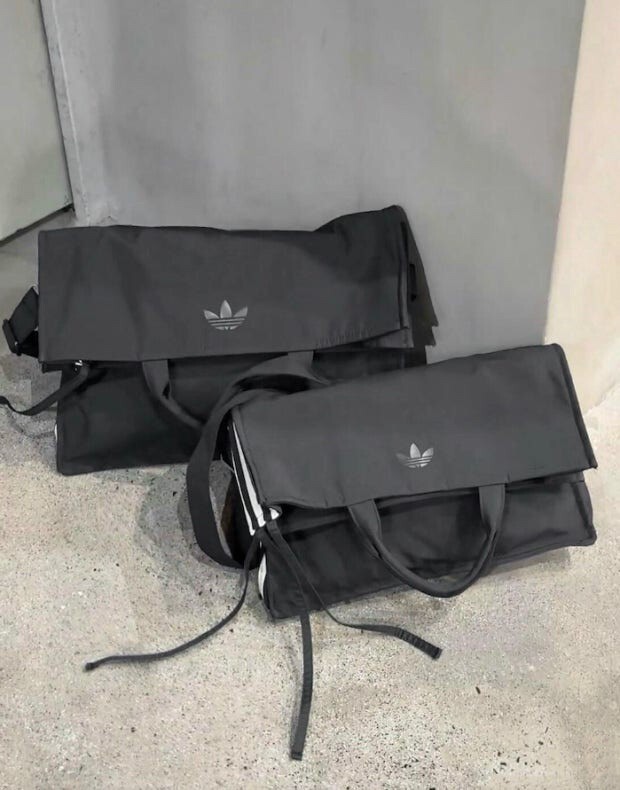 【Luxury】 ADIDAS ORIGINALS CASUAL 超實用斜背包托特包 兩用28.5L 兩用包 黑色 KW9638 KW9636 ADIDAS托特包斜背包大包包