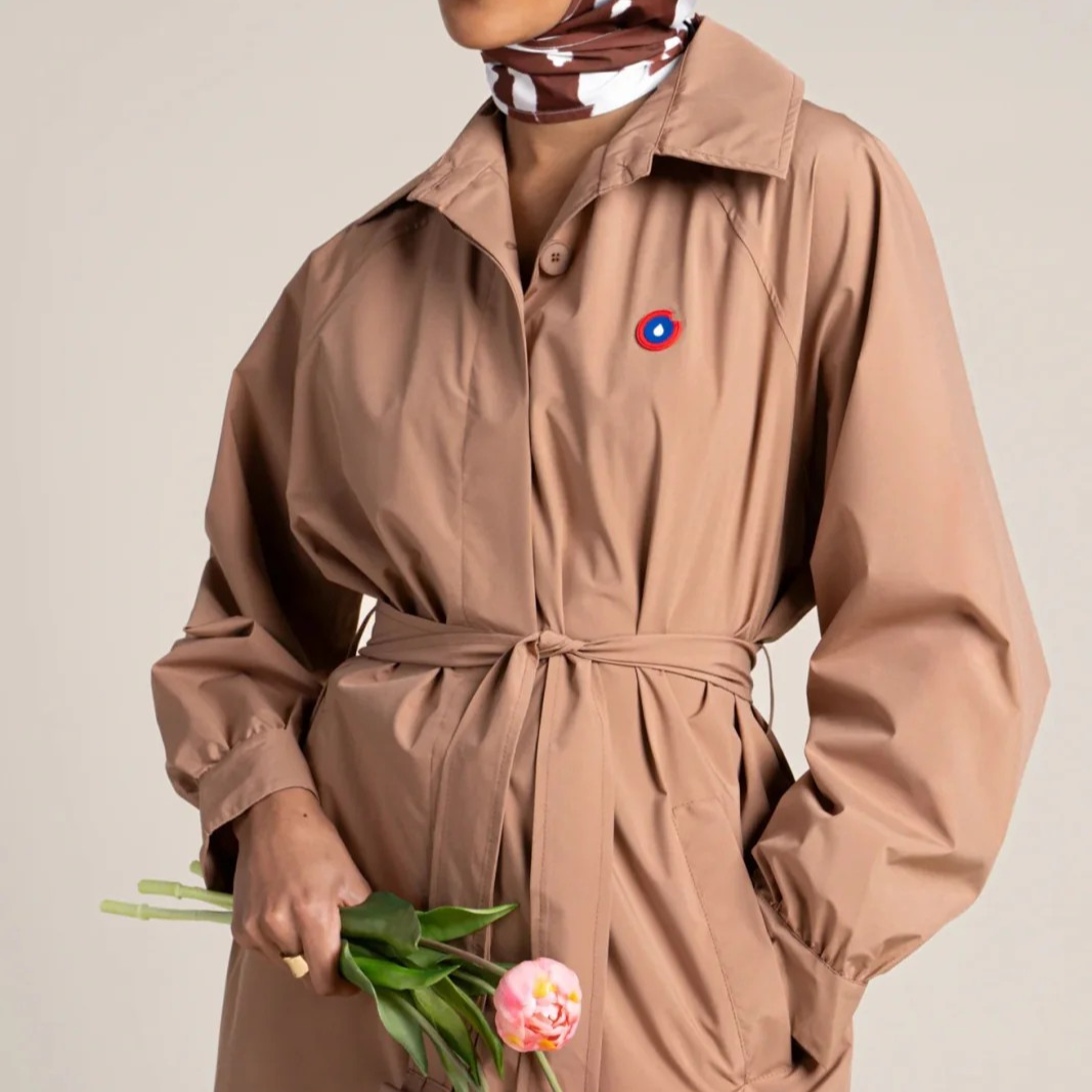 1FL0401-101 [FLOTTE] Madeleine - Waterproof Trenchcoat Cinnamon #22038 (EU)