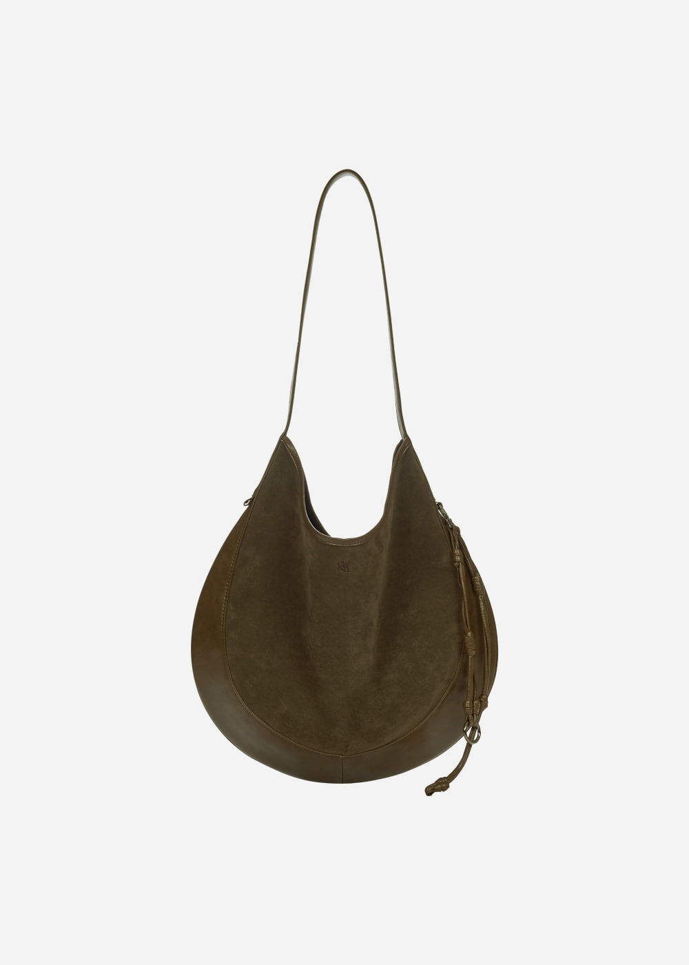 Kwani Curvee Hobo Suede Bag