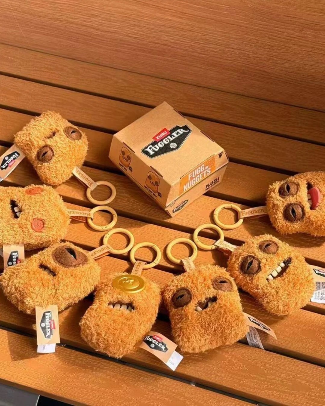 FUGGLER 牙齒怪 放克牙寶 醜萌雞塊系列 盲盒 毛絨 吊飾