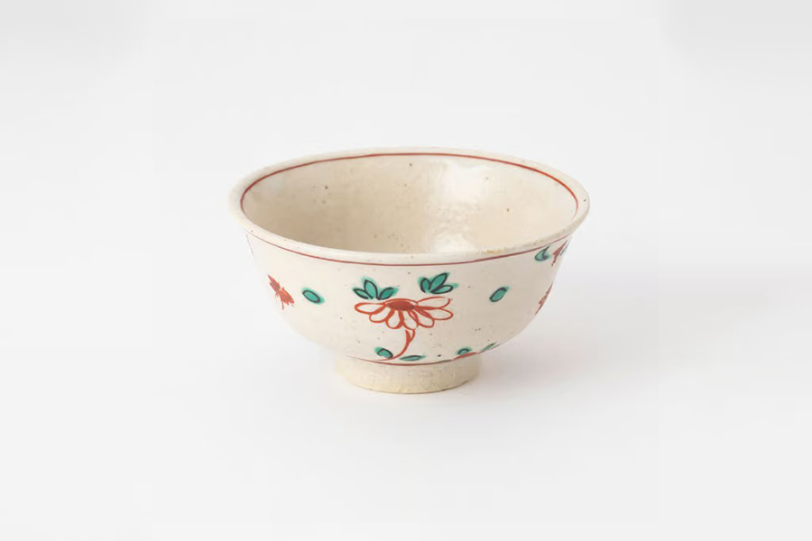 中川政七商店 - 好日茶碗 / 赤繪花蝶