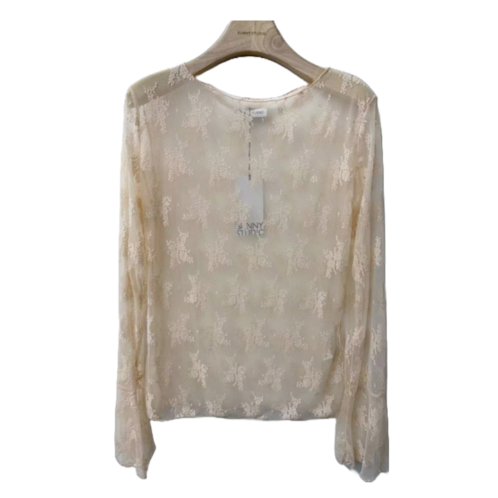1SO0403-027 [SUNNY STUDIO] Lace Top Rose #11184 (EU)