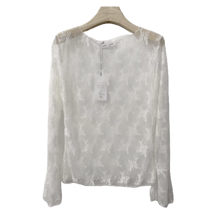 1SO0403-025 [SUNNY STUDIO] Lace Top White #11184 (EU)