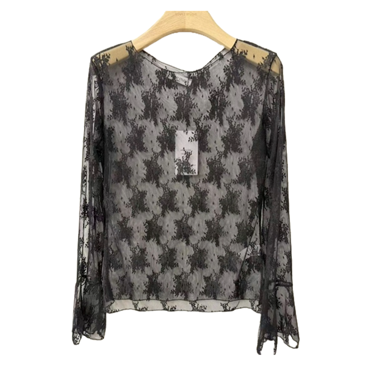 1SO0403-026 [SUNNY STUDIO] Lace Top Black #11184 (EU)