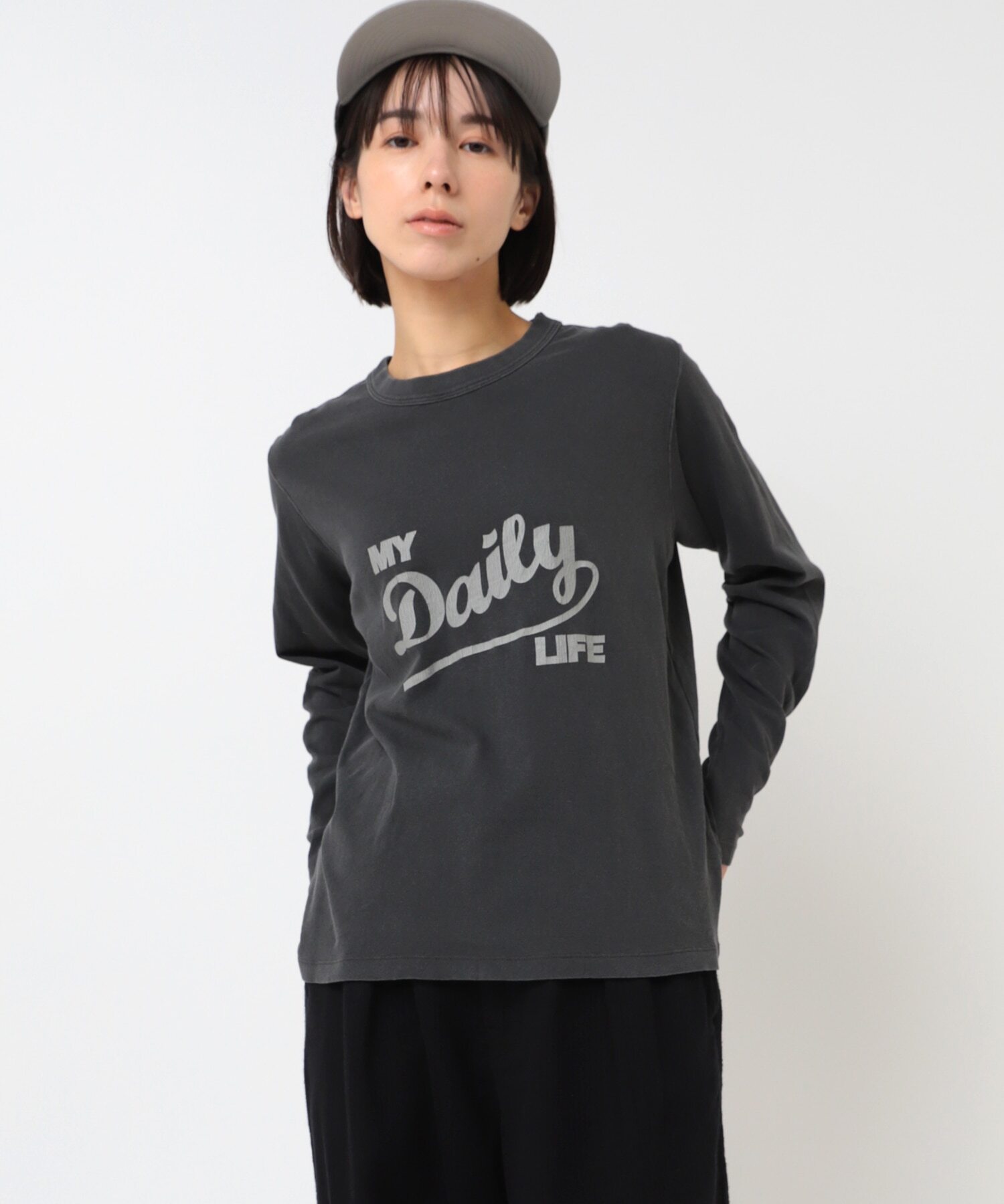 天竺Used風格棉上衣