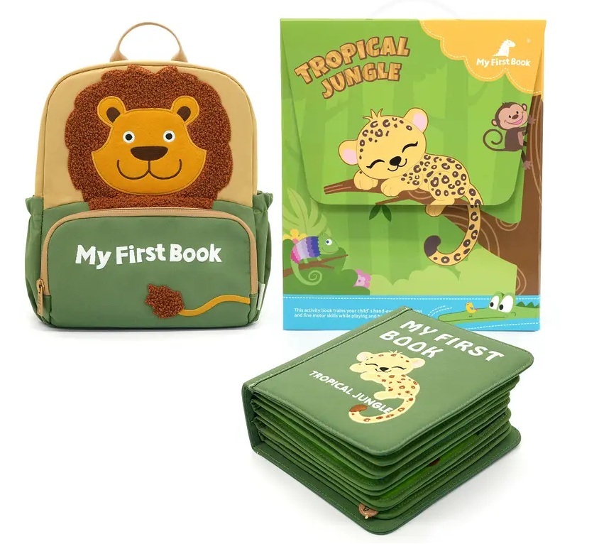 My First Book啟蒙布書 - 動物冊 熱帶叢林