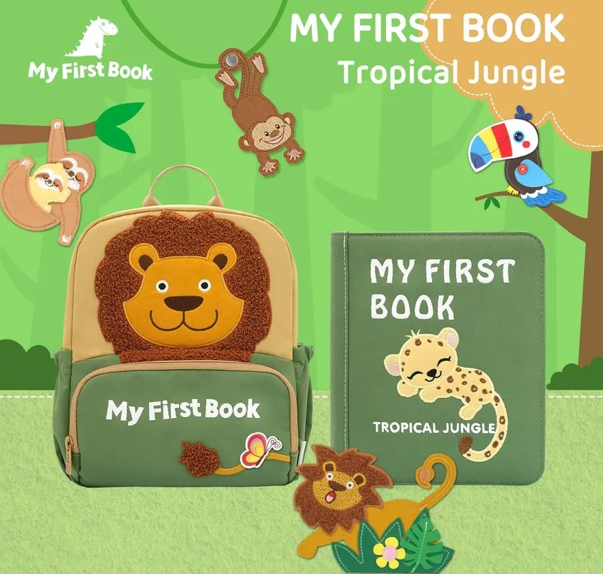 My First Book啟蒙布書 - 動物冊 熱帶叢林