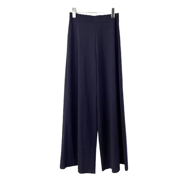 1SO0403-023 [SUNNY STUDIO] Wide-Leg Trousers Marine #11510 (EU)