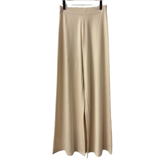 1SO0403-022 [SUNNY STUDIO] Wide-Leg Trousers Beige #11510 (EU)
