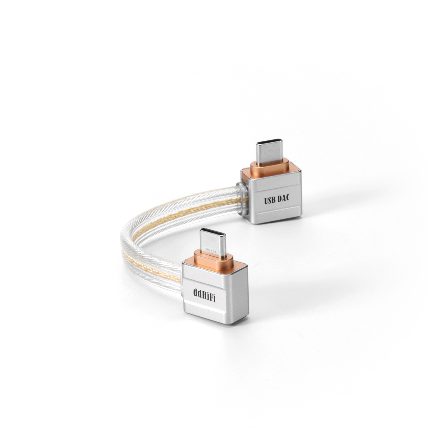 ddHiFi Comet Gold TC19LL 雙彎頭 旗艦純銀數字信號線