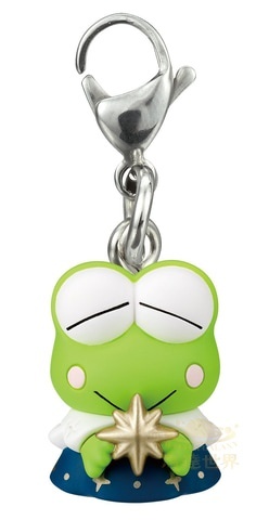 Takara Tomy Arts 扭蛋-三麗鷗角色星形天使吊墜-Keroppi