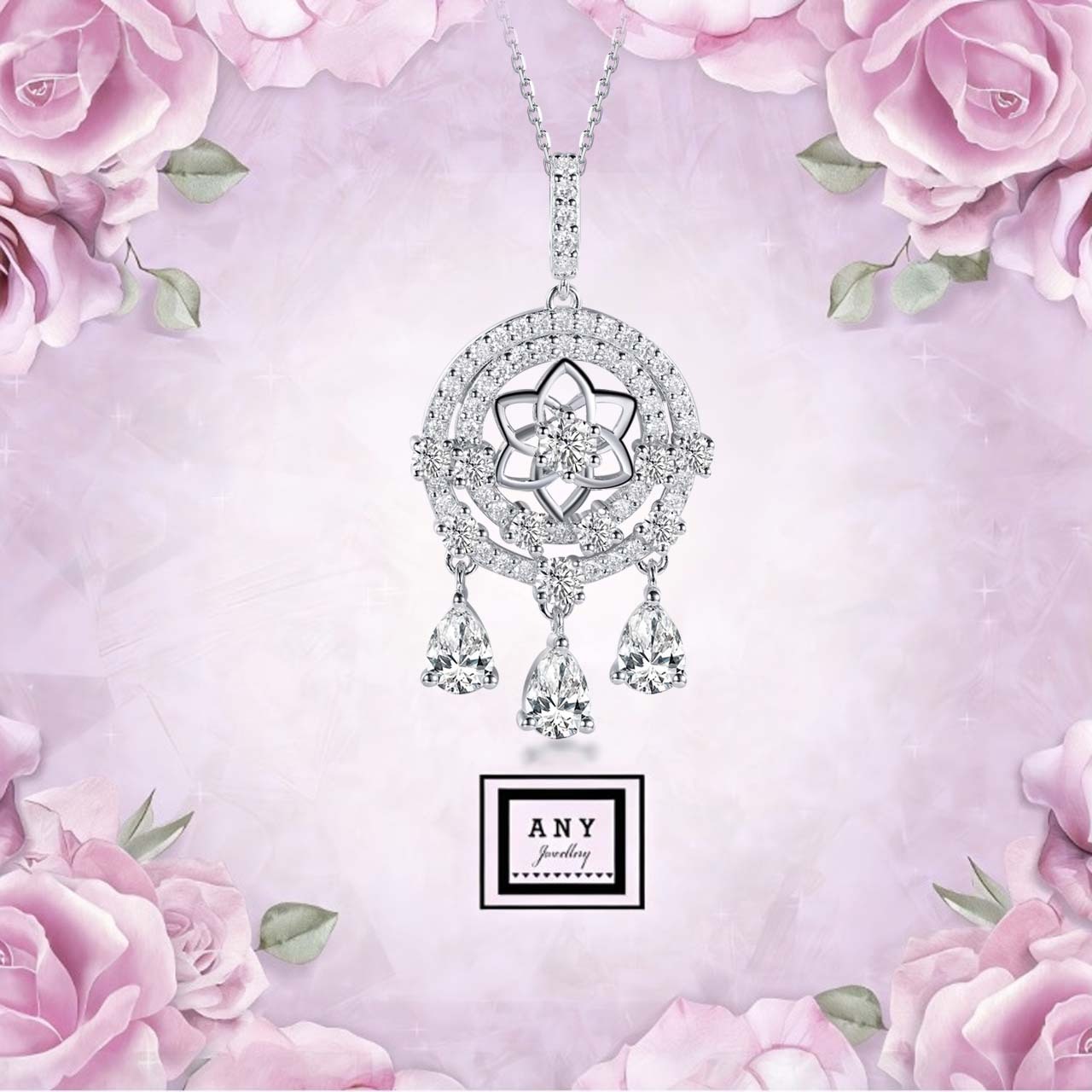 XP029 N2989 Dream Catcher Necklace（莫桑）