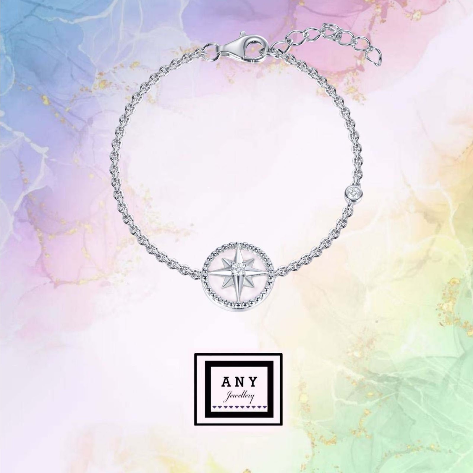 XP035 B1944 粉紅色貝母 Moonligt Dance Bracelet（莫桑）