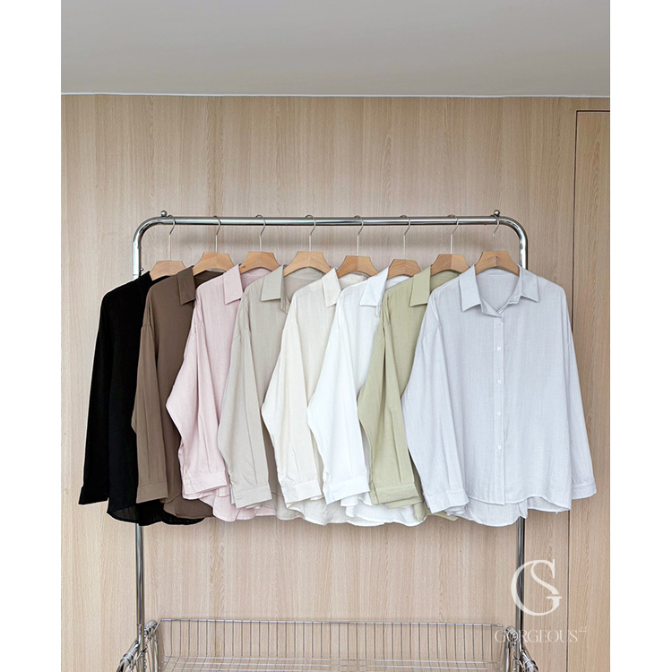 A128「（⻑款）紋理防曬襯衫」