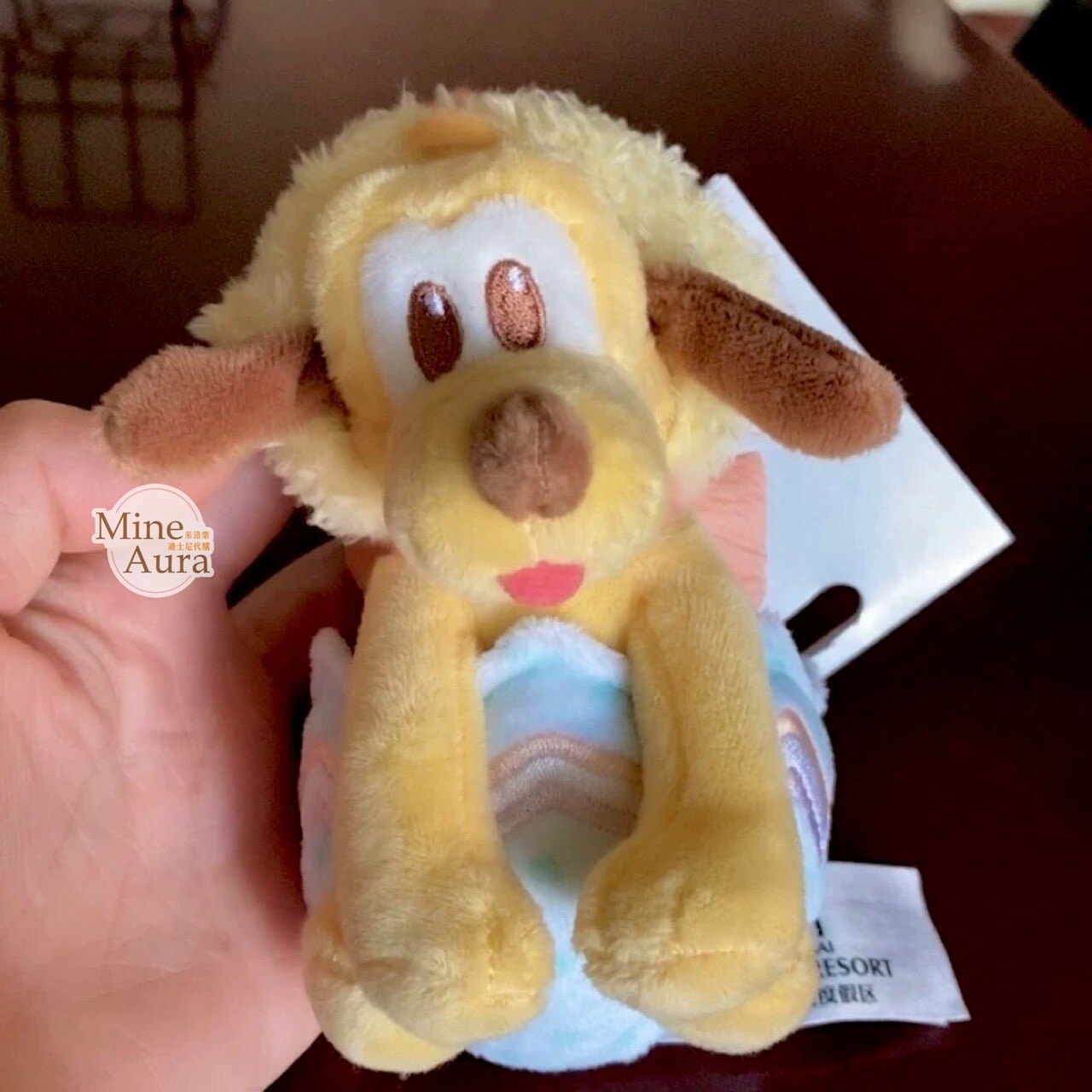 2026 春日彩蛋系列 布魯托 Pluto 造型 絨毛 鑰匙圈 吊飾 -上海迪士尼樂園