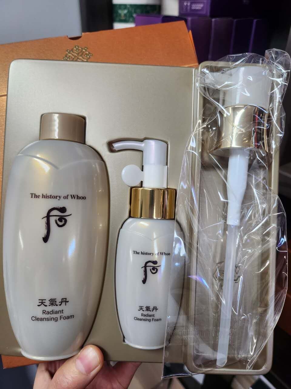 【直播】Whoo 后 LX040115 氣丹華炫煥亮潔顏泡沫特別禮盒