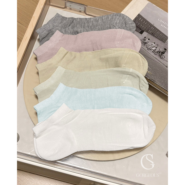 A29「 7A 抗菌桑蠶絲糖果襪（隨機⾊）」