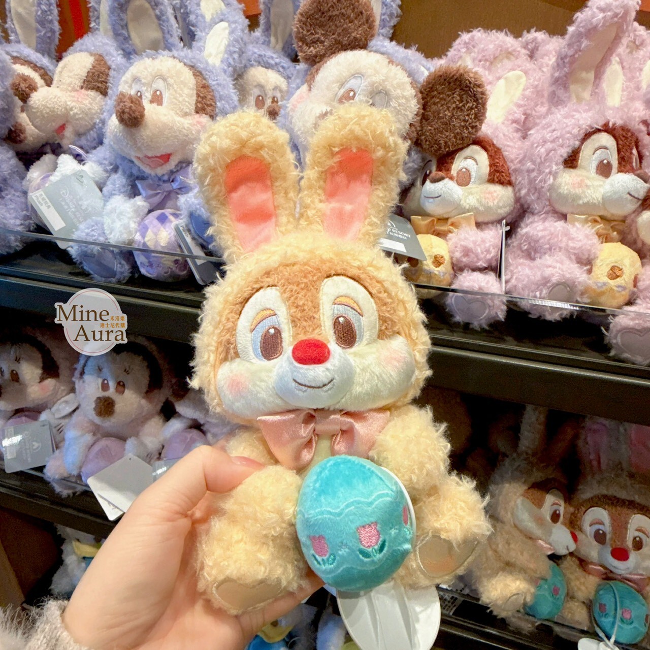 2026 春日彩蛋系列 紅鼻 蒂蒂 Dale 娃娃 玩偶 奇奇蒂蒂 Chip 'n Dale -上海迪士尼樂園