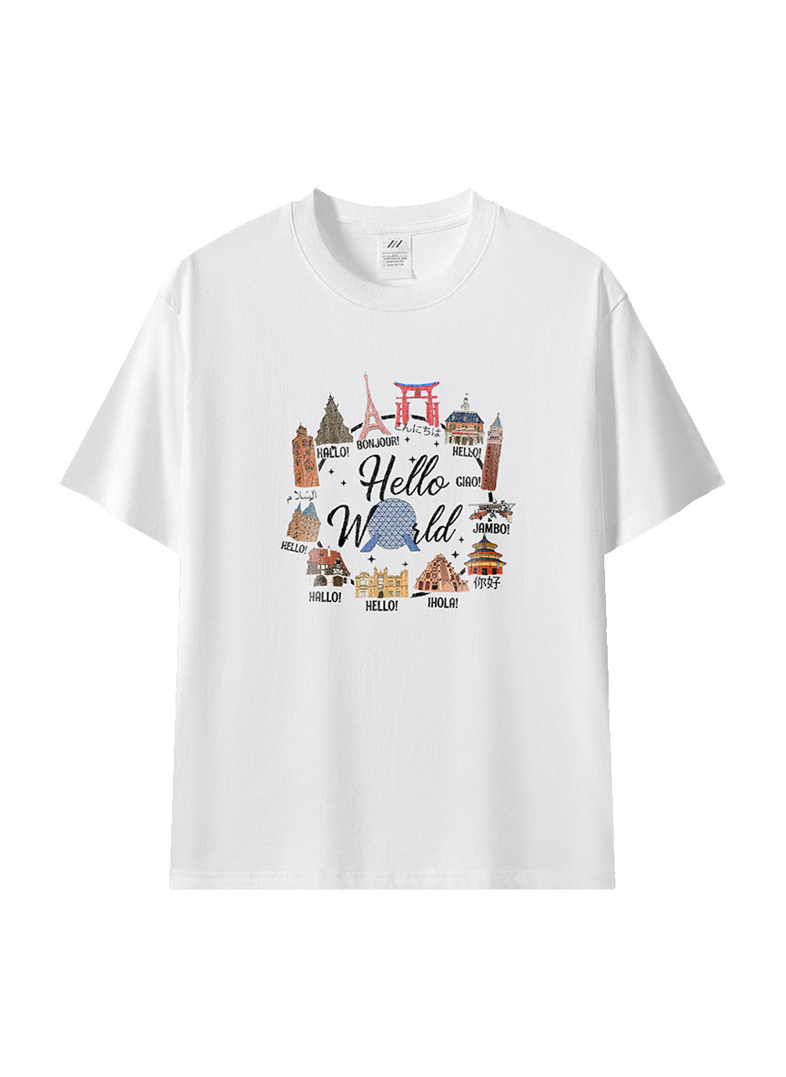 出發吧！穿著它心就飛到全世界個性棉T