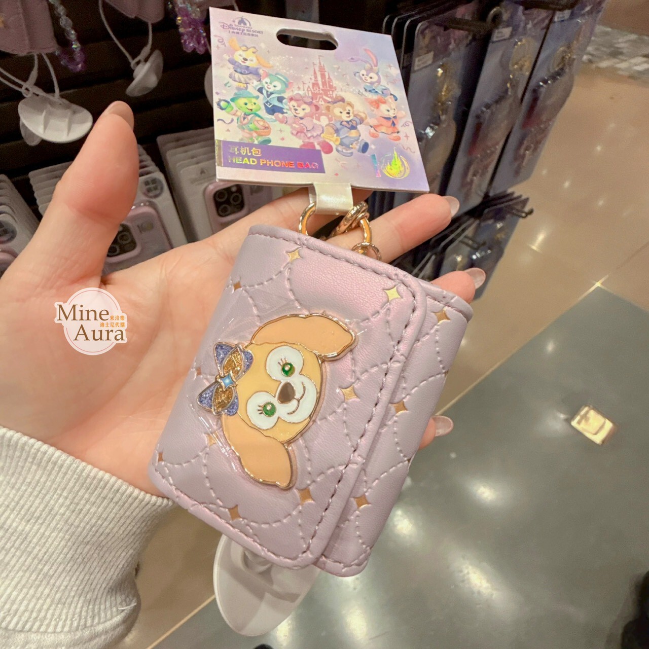 10歲生日慶典 可琦安 餅乾 CookieAnn 造型 耳機包 收納包 吊飾 -上海迪士尼樂園