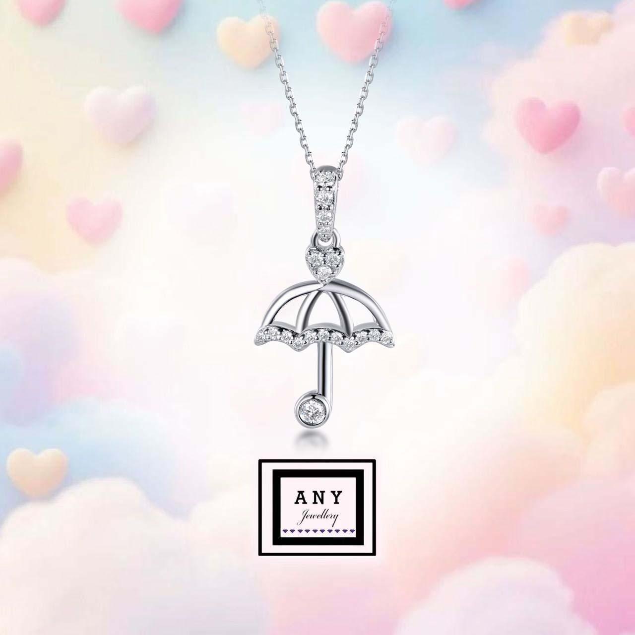 XP040 N2980 風雨同路 Side by Side Necklace（莫桑）