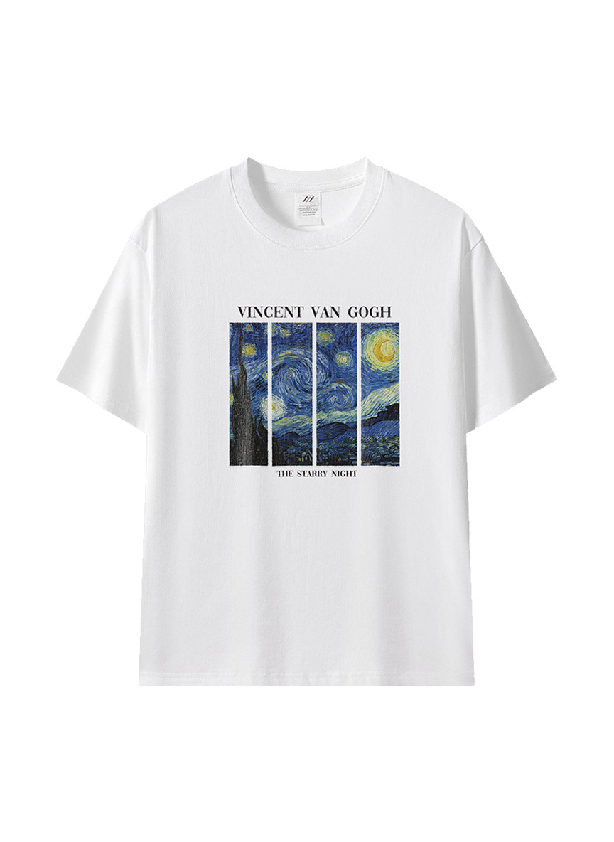 溫柔藍色調☆與梵谷有約的個性潮T