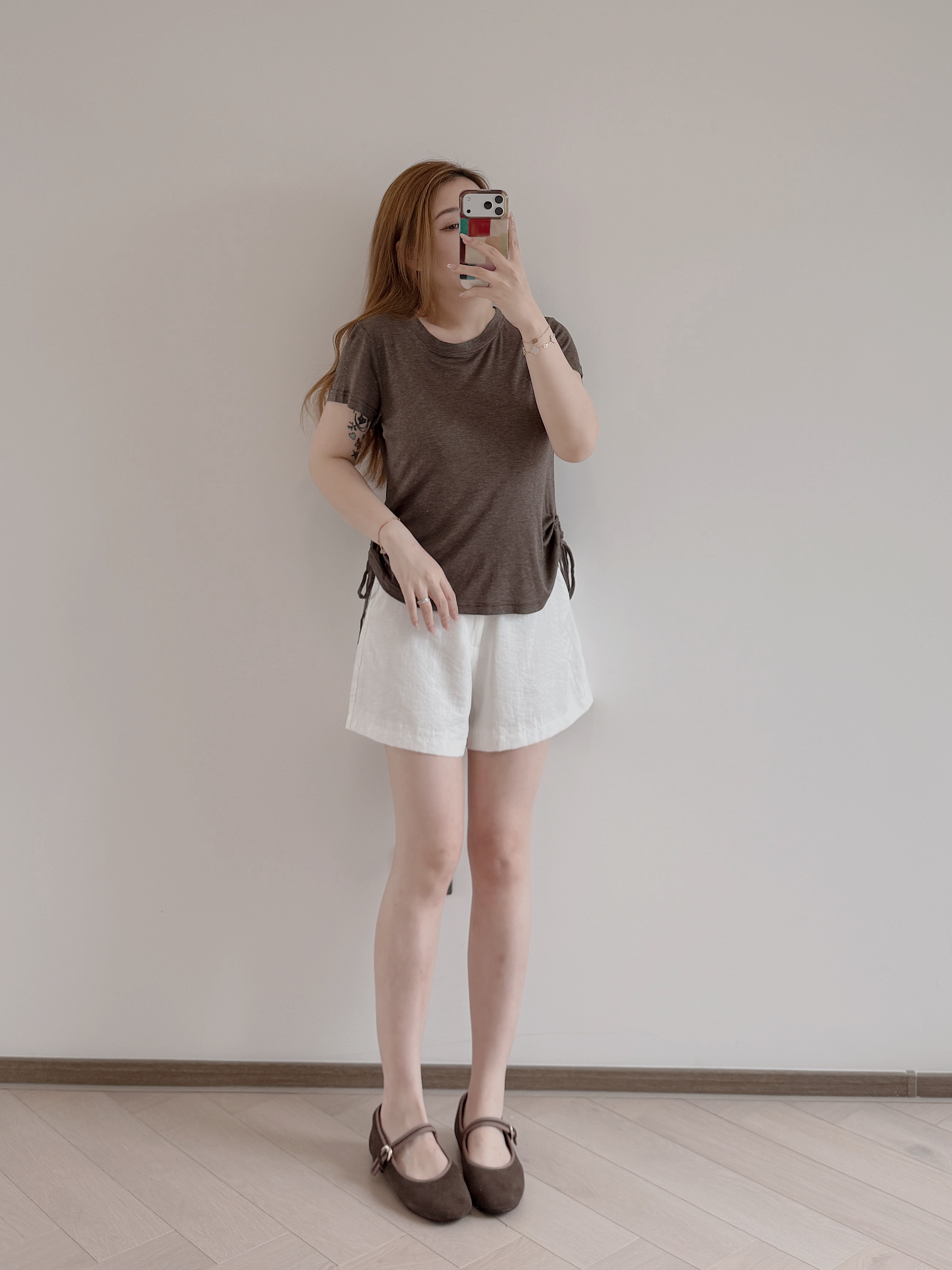 預售 7402 春夏版小蠻腰短袖Top