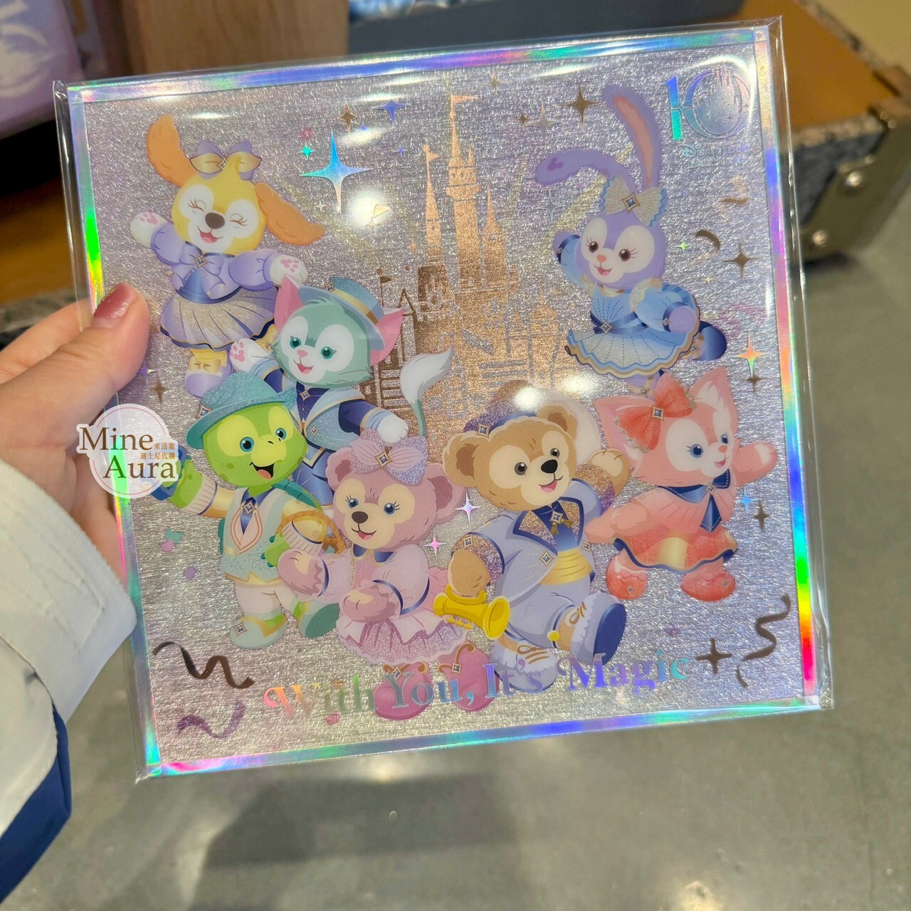 10歲生日慶典 達菲 Duffy 與好友們 圖案 色紙 文具用品 -上海迪士尼樂園