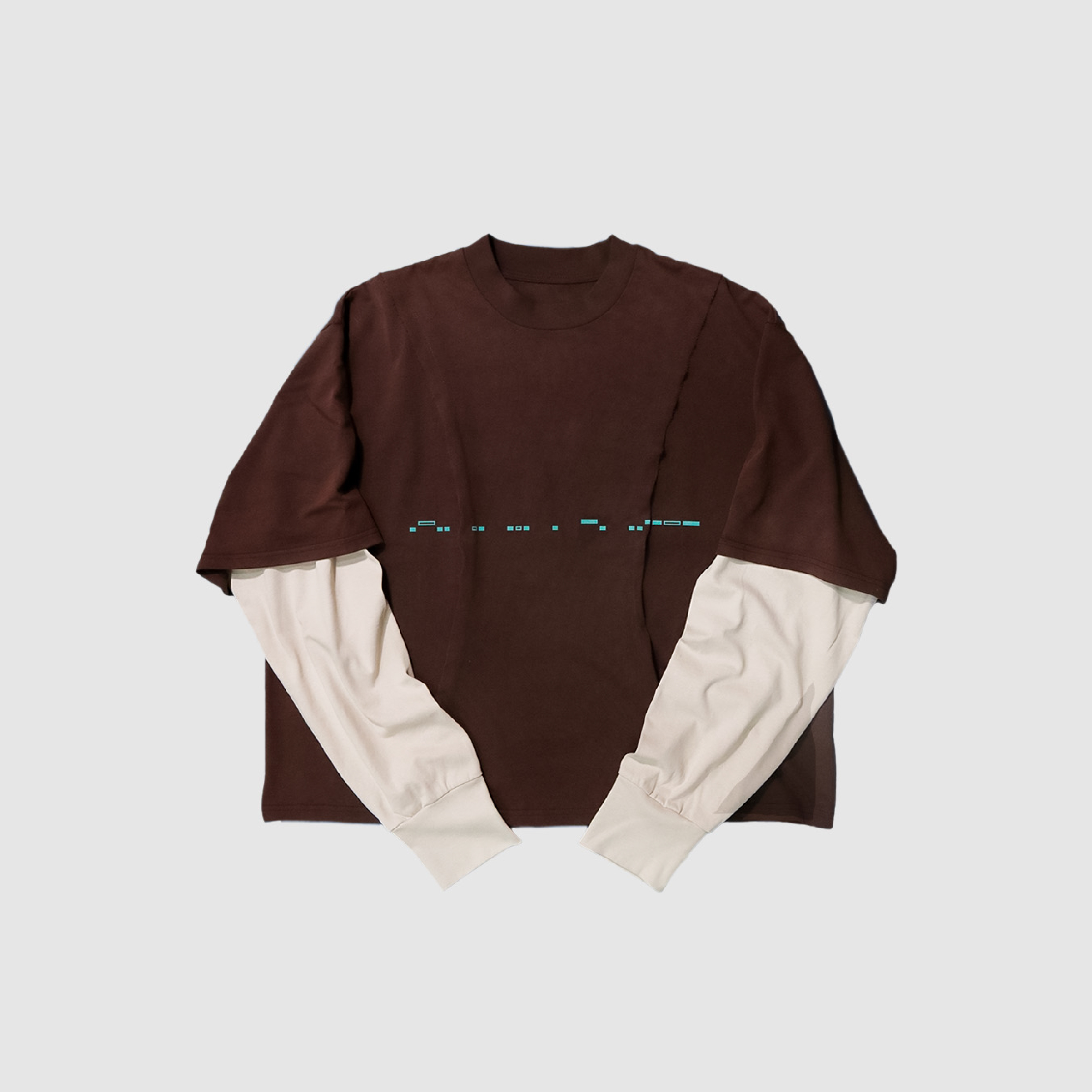 LiSenZ Morse Faux-Layered LS T-Shirt
