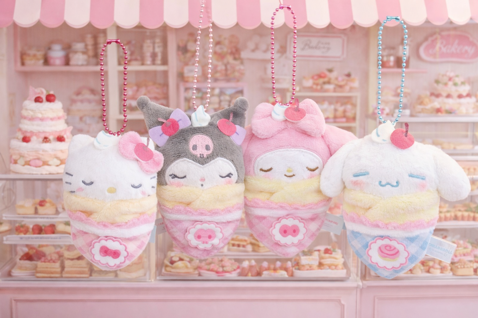 (預訂) SANRIO可麗餅吊飾