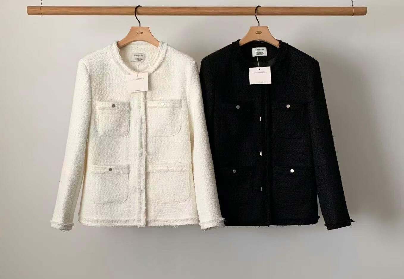 AU6040 貴氣小香四袋外套