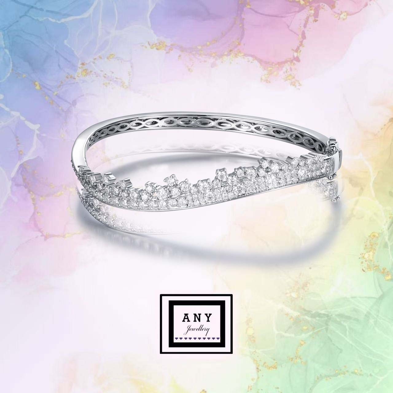 XP048 B1948 Chanmpagne Bubble Bangle 香檳氣泡（莫桑）