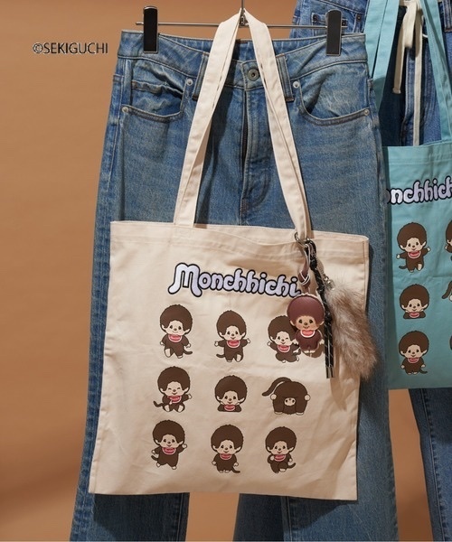 CIAOPANIC TYPY / Monchhichi A4 size tote bag