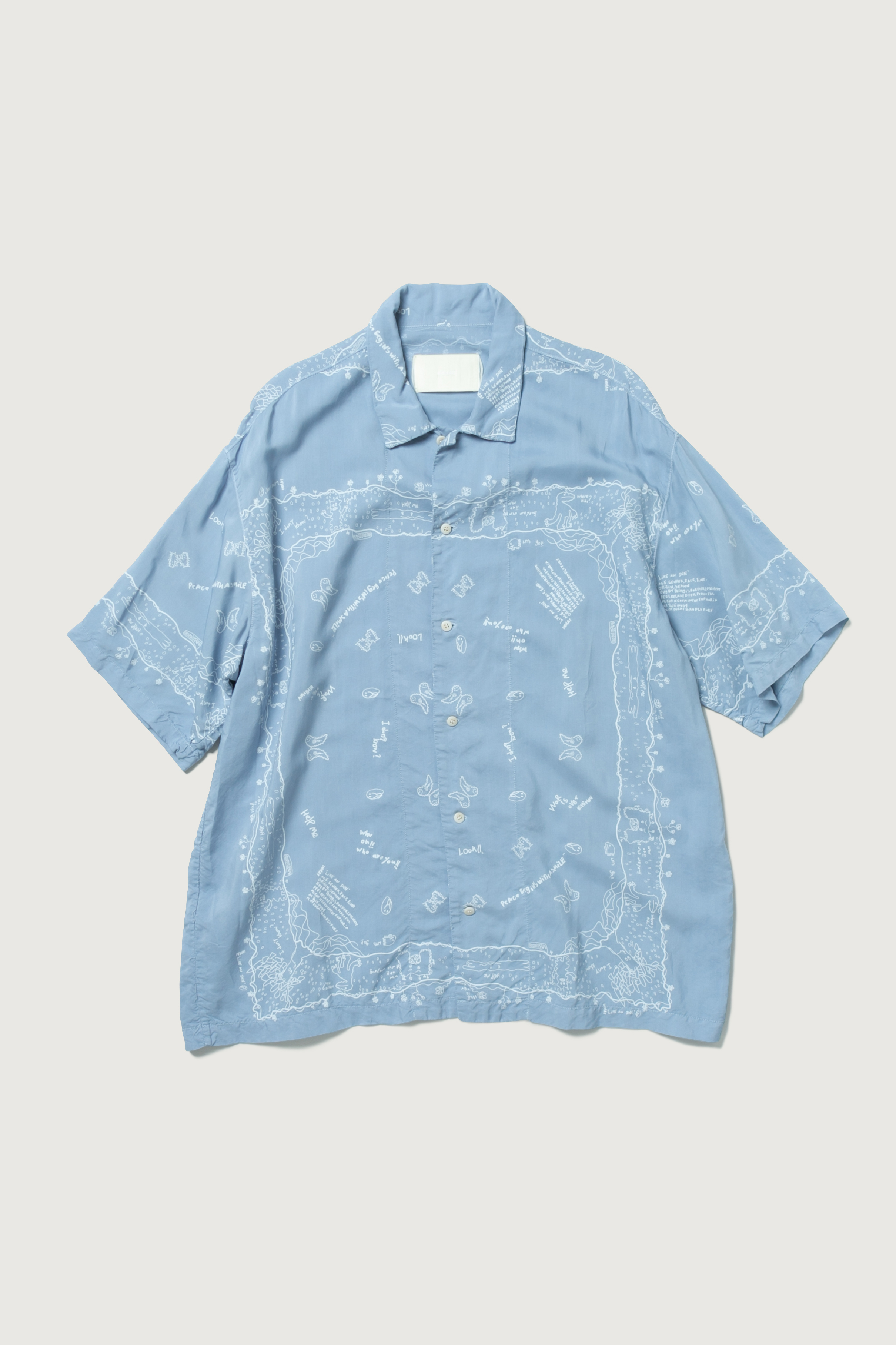 INNAT RAKUGAKI BANDANA SHIRT (2COL)