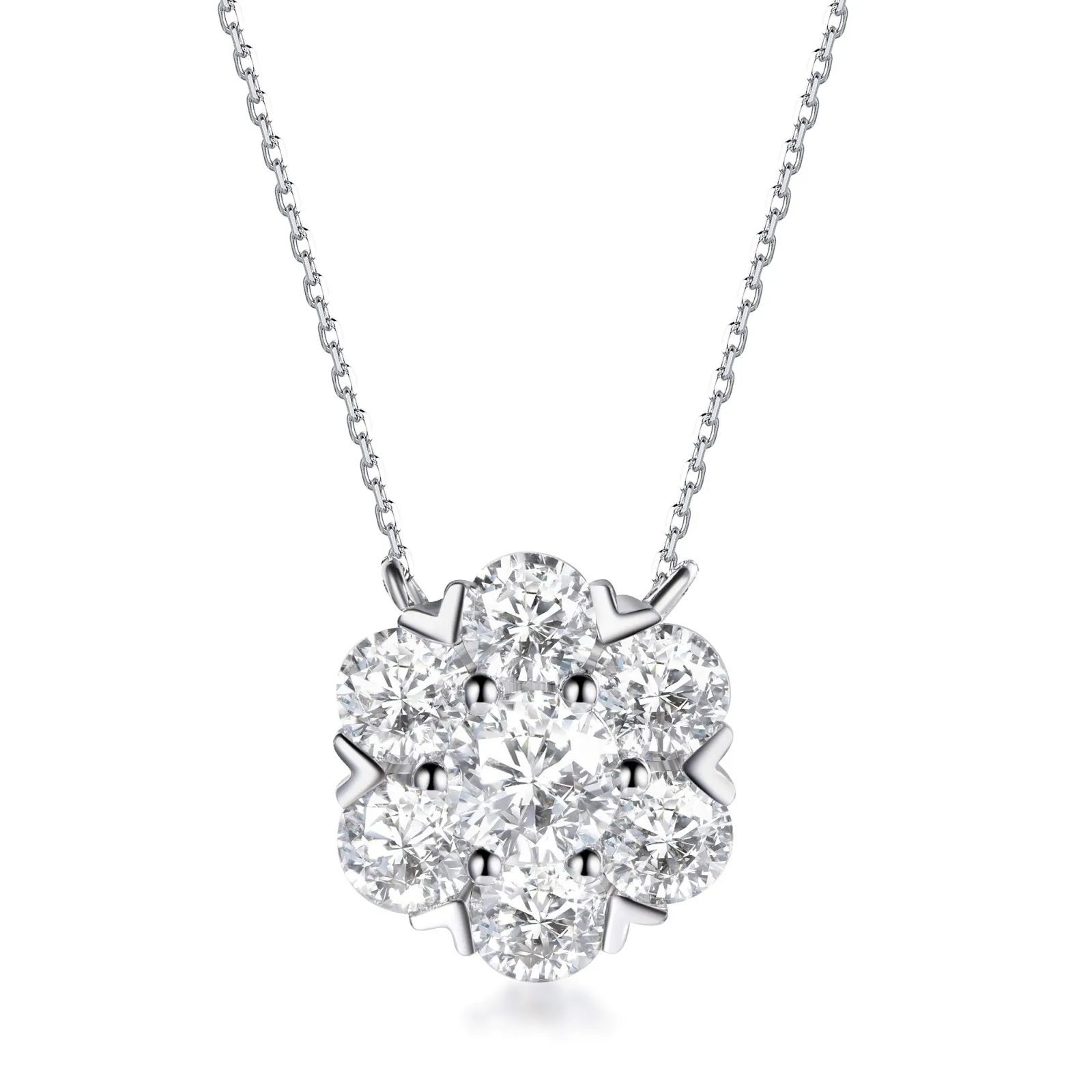 XP057 N2906 Flower Blossom Necklace（莫桑）