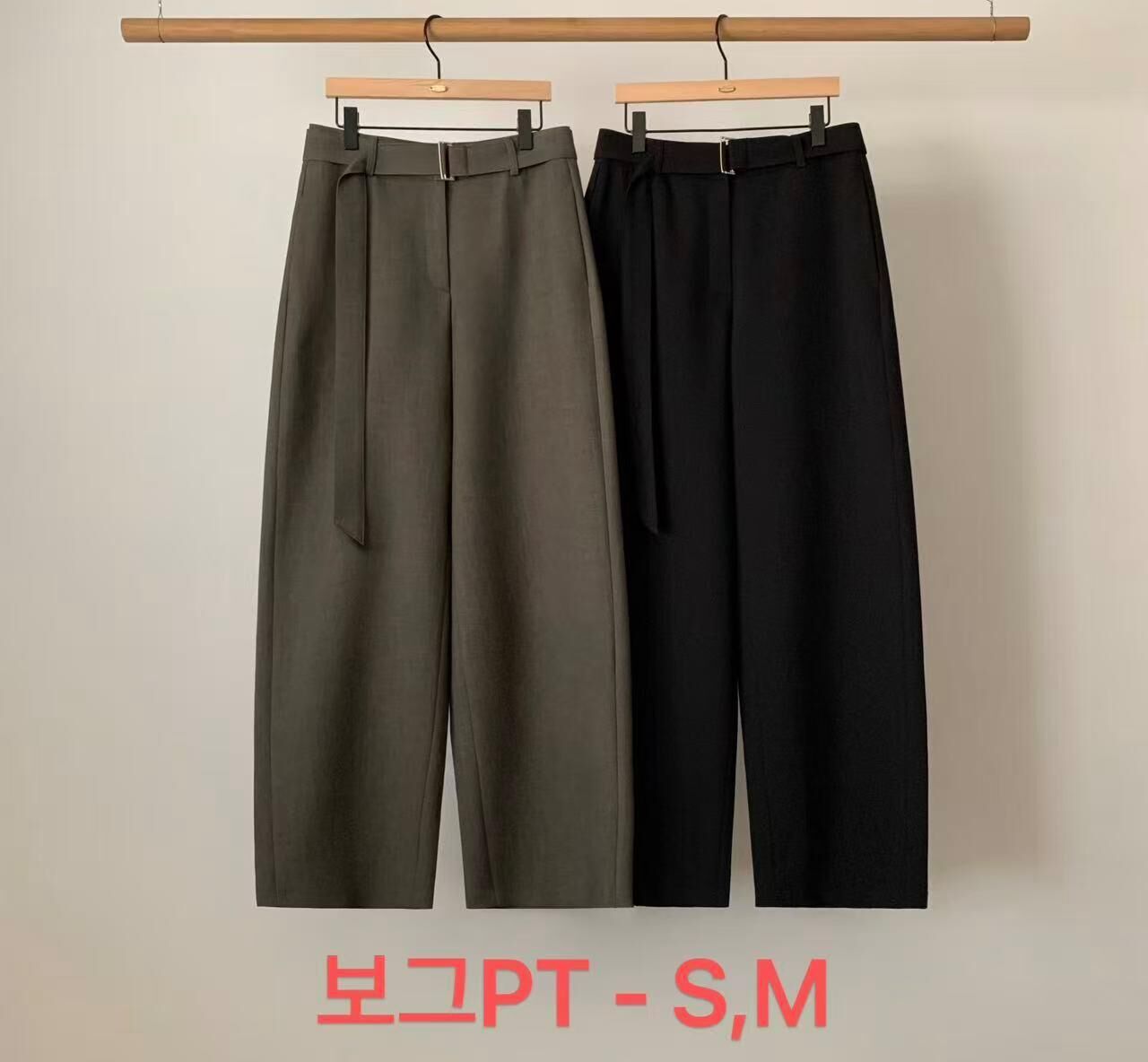 AU6045 腰帶哈倫褲