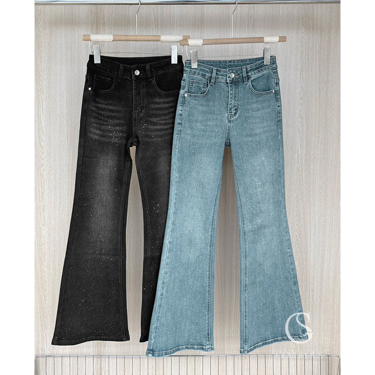 A211「關注 100 閃粉纖⼥⽜仔褲」