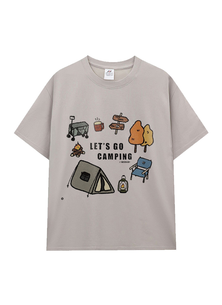 小露營時光！隨時準備出發個性棉T