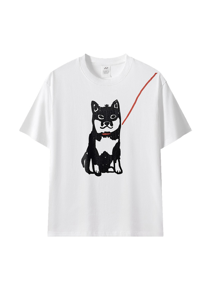 日常的溫柔陪伴｜黑柴插畫T-shirt